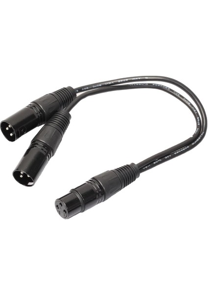 2x Xlr 3pin Dişi - 2 Xlr Erkek Y Ayaltıcı Kablo Adaptör Dönüştürücü Kablosu 1ft (Yurt Dışından) fırsatları