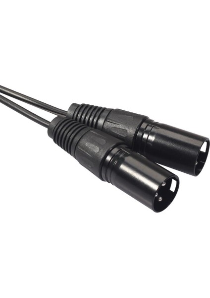 2 Xlr Erkek Fişi 2 x Fono Fonos Rca Fiş Kablo Adaptör (Yurt Dışından) indirimleri