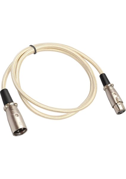 Hoparlör Amplifikatörü Multimedya Için 1m 3 Pimli Xlr Kablo Mikrofon Ses Kablosu M Ila F (Yurt Dışından)