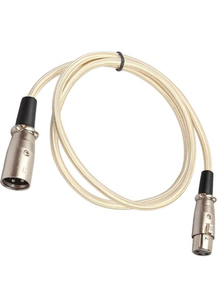 Hoparlör Amplifikatörü Multimedya Için 1m 3 Pimli Xlr Kablo Mikrofon Ses Kablosu M Ila F (Yurt Dışından) fırsatları