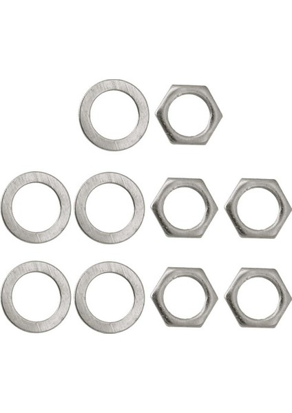 2x5 Adet Elektro Gitar Bas Kriko Çıkış Soket Fındıklar Silver 2 Adet (Yurt Dışından) fırsatları