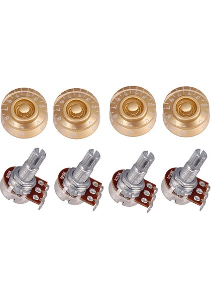 Gitar Hızı Kontrol Düğmeleri Potansiyometre Kombinasyonu 18MM Uzunluğunda Bölünmüş Şaft (Yurt Dışından) indirimleri