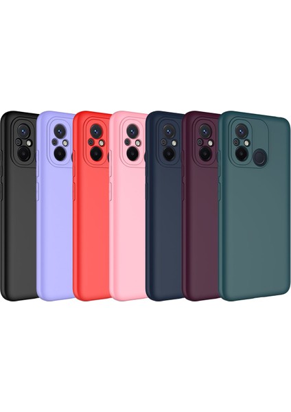 Case 4U Xiaomi Redmi 12C Kılıf Kamera Korumalı Içi Kadife Logosuz Mara Lansman Silinebilir Arka Kapak Lila