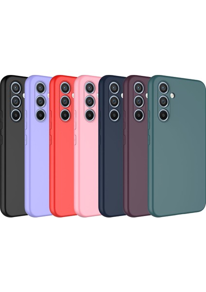 Samsung Galaxy A24 Kılıf Kamera Korumalı Içi Kadife Logosuz Mara Lansman Silinebilir Arka Kapak Siyah