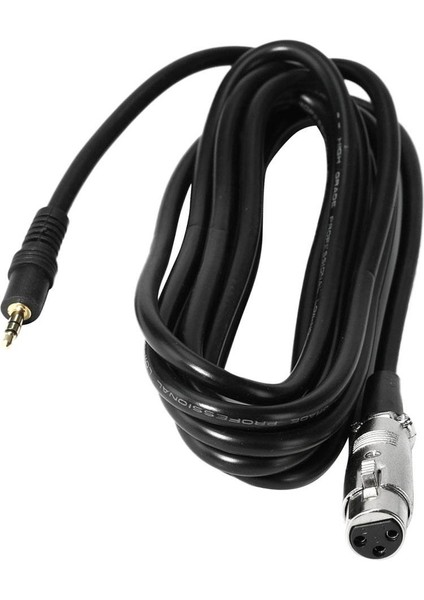 0.5m Mikrofon Hattı Eşleşmesi Xlr Dişi - 3,5 mm Erkek Ses Kablosu (Yurt Dışından)