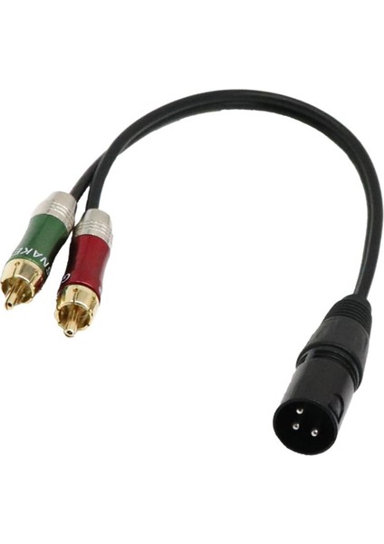 2 x Fono Rca Tapa Adaptörü Ayırıcı Kablo Kablosu 30 Cm'ye 2x Xlr Adaptör Fişi (Yurt Dışından) modelleri