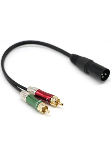 2 x Fono Rca Tapa Adaptörü Ayırıcı Kablo Kablosu 30 Cm'ye 2x Xlr Adaptör Fişi (Yurt Dışından) indirimleri