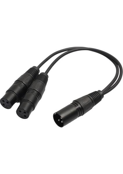 Xlr Kablo Erkek-2 x Dişi 3 Pin Ses Mikrofonu Y-Sprıtter Adaptör 1ft (Yurt Dışından) modelleri