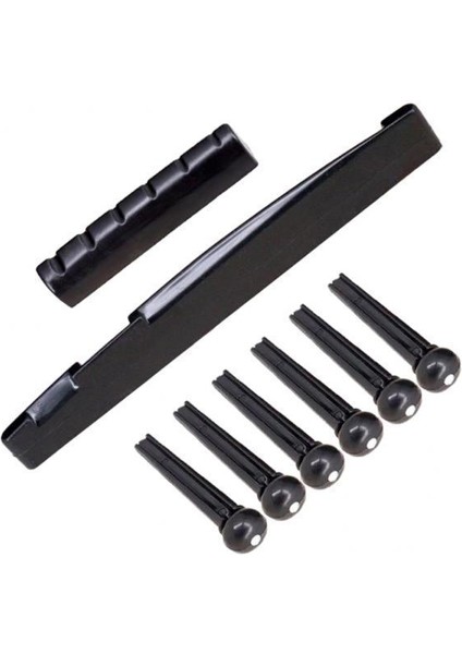 Akustik Gitar Aksesuarları Için 5x Gitar Köprü Pimleri Eyer Somunu 5 Adet (Yurt Dışından)