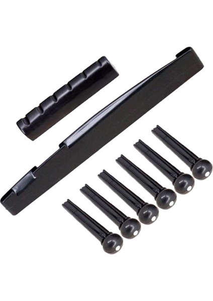 Akustik Gitar Aksesuarları Için 5x Gitar Köprü Pimleri Eyer Somunu 5 Adet (Yurt Dışından) indirimleri