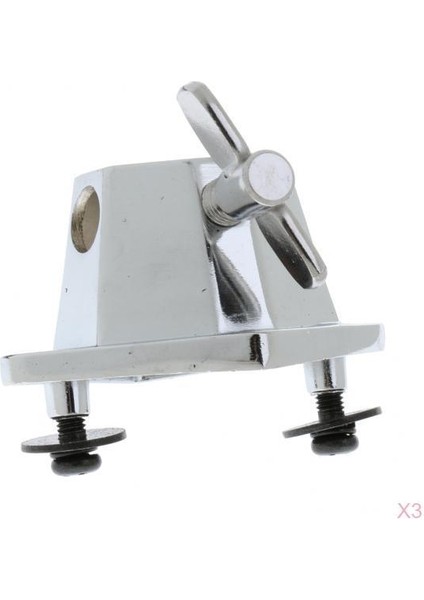 3 Davul Bacak Braketi Desteği Dayanıklı Pratik Davul 7X5CM Seti (Yurt Dışından)