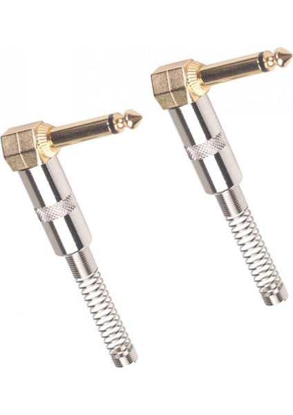 2 Adet 6.35MM 1/4inch Mono Dıy Fiş Adaptörü Ses Mikrofon Enstrümanları Parçaları Parçaları (Yurt Dışından) indirimleri