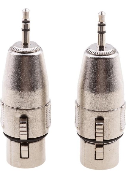 2x 3,5mm Stereo Ses Fişi Erkek - 3 Pin Xlr Dişi Mikrofon Konnektörü (Yurt Dışından) fiyatları