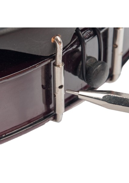 1 Adet Keman Çenesi Vida Anahtarı Şaft Tornavida Vidalı Anahtar Nikel (Yurt Dışından)