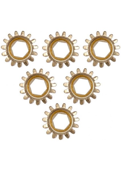 3xiron Guitar Tuner Tuning Pegs Anahtar Makine Başı Hex Delik Dişli Oranı 1:15 3 Adet (Yurt Dışından)