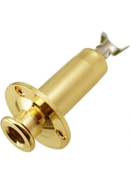4x 6.35MM Uç Pimi Çıkış Gitar Bas Altın Için Strap Kilit Pimi Soketi 4 Adet (Yurt Dışından)