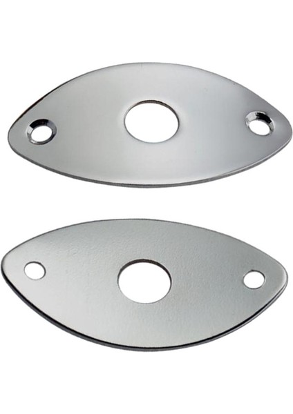 2x2 Parça Metal Oval Kavisli Jak Plakası Elektro Gitar Bas Parçaları Gümüş 2 Adet (Yurt Dışından) fiyatları
