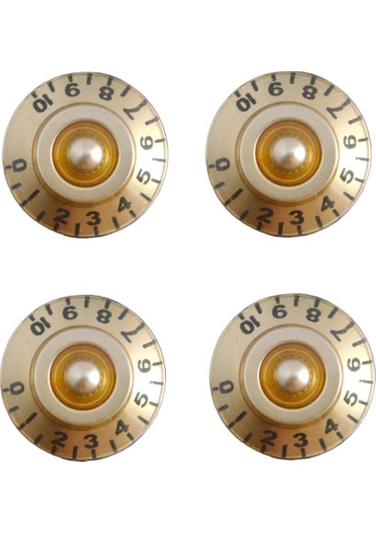 4 Adet Hızlı Hacim Kontrol Düğmeleri Lp Elektro Gitar Altın (Yurt Dışından)