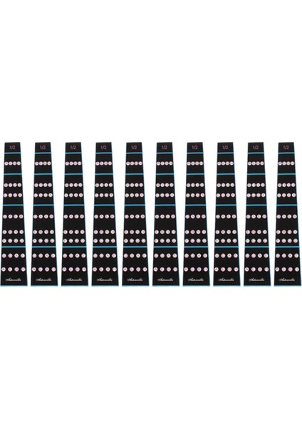 1/2 Beden Keman Parmak Kılavuzu Klavye Yeni Başlayanlar Için Not Çıkartması (Yurt Dışından)