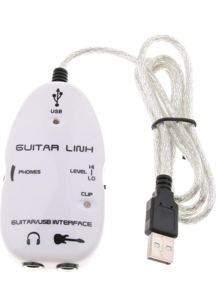 Müzik Kaydı Için Gitar Kablosu Ses USB Arayüz Bağlantı Adaptörü (Yurt Dışından) fiyatları