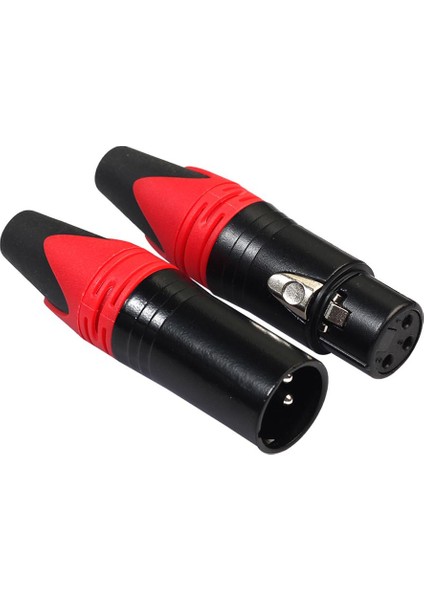 10X 3 Pin Xlr Mikrofon Fiş Ses Kablosu Konnektörü Erkek ve Kadın Dıy (Yurt Dışından) modelleri
