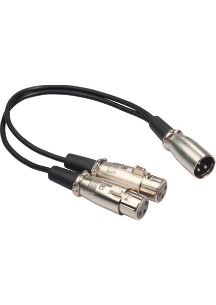 Magideal Xlr - 2 Xlr Tapaları Adaptör Kablosu Ekipmanı Ayırıcı Kablosu (Yurt Dışından)