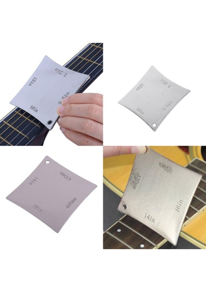 Paslanmaz Çelik Luthier Aracı Ölçüm Aracı R20 Elektro Gitar Parçaları Için (Yurt Dışından) fırsatları