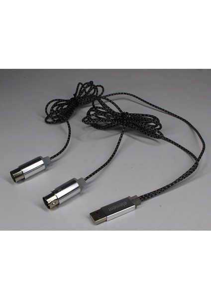 Adet Için 2x Bakır Midi - USB Dönüştürücü Müzik Stüdyosu Çift Uç Kablolu Müzik (Yurt Dışından)