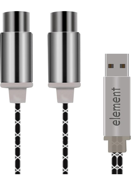 Adet Için 2x Bakır Midi - USB Dönüştürücü Müzik Stüdyosu Çift Uç Kablolu Müzik (Yurt Dışından) fırsatları