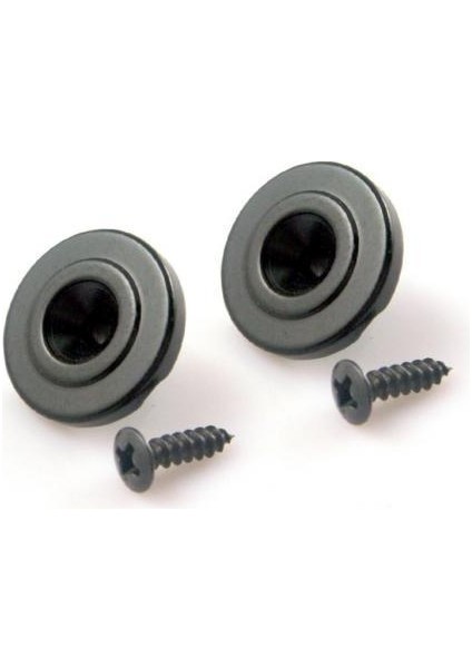 3x 2 Parçalı Yuvarlak Stil String Tree String Electric Bass Black 3 Adet Için (Yurt Dışından)