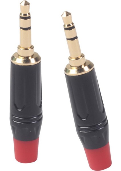 2 Adet Müttefik 3,5 mm Connecteur Plaqué Veya Connecteur Ses Stéréo Pour Câble (Yurt Dışından)