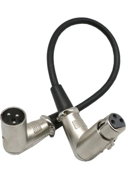 6 Adet 3 Pin Xlr Mikrofon 1ft Için Kablo Uzantısına Dik Açı (Yurt Dışından) indirimleri