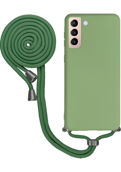 Samsung Galaxy S23 S911 Uyumlu Kılıf Silikon Boyundan Askılı Ipli Lansman Kapak Renkli Tpu