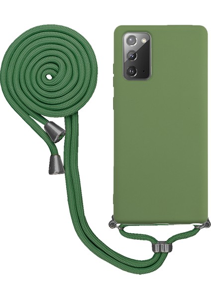 Samsung Galaxy S23 Ultra S918 Uyumlu Kılıf Silikon Boyundan Askılı Ipli Lansman Kapak Renkli Tpu
