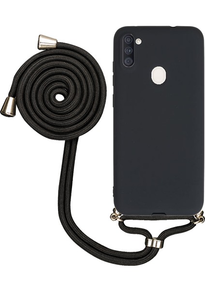 Realme 5i Uyumlu Kılıf Silikon Boyundan Askılı Ipli Lansman Kapak Renkli Tpu