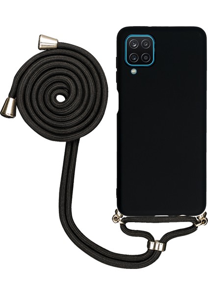 Realme C15 Uyumlu Kılıf Silikon Boyundan Askılı Ipli Lansman Kapak Renkli Tpu