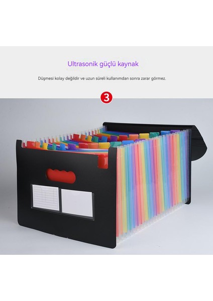 24 Izgara 25 Cep 18 Satır Gökkuşağı Organ Çantası Süper Büyük Kapasiteli Sınıflandırma Titiz Yanmaz Su Geçirmez Klasör Test Kağıdı A4 Kağıt Streç Saklama Çantası (Yurt Dışından) fırsatları