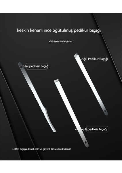 Tırnak Makası Tırnak Makası Pedikür Bıçağı 19 Parça Manikür Aleti Seti Paslanmaz Çelik Tırnak Makası Tırnak Makası Tamir 19 Parça Set (Yurt Dışından) modelleri