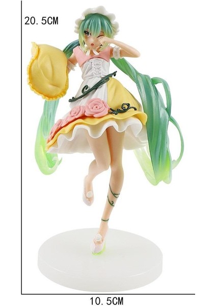 Orijinal Yeni Anime Anime 14 14CM Sanal Şarkıcı Manga Heykeli Figürinler Model Oyuncaklar Bilgisayar Masası Dekorasyon Sevimli Oyuncaklar