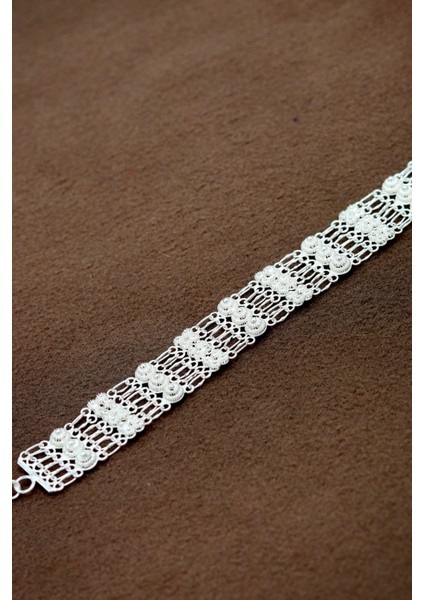 Kişniş Model 925 Ayar Gümüş Telkari Bileklik 201022080 modelleri