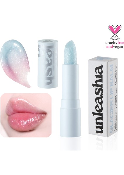 Glacier Vegan Lip Balm No:2 Blue Lagoon - Vegan Parlak Dudak Balmı, Dudak Nemlendiricisi