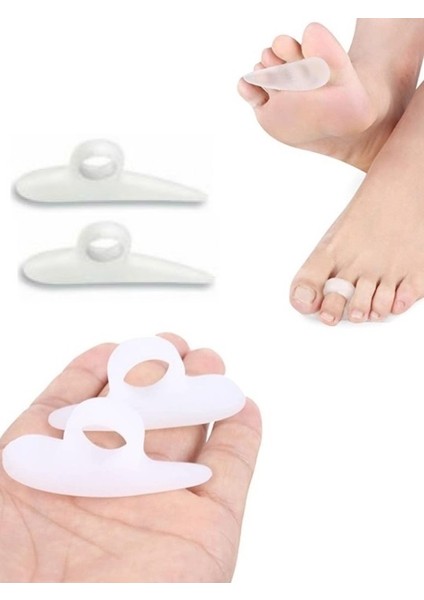 Tek Parmağa Geçen Koruyucu Parmak Ayırıcı Silikon Çekiç (1 Çift)