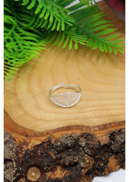 925 Ayar Gümüş Telkari Yüzük 201022096