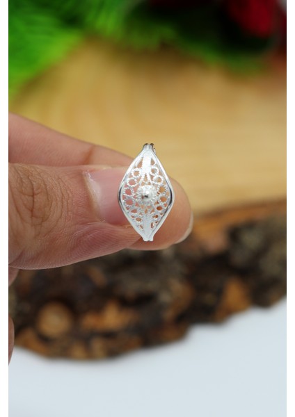 925 Ayar Gümüş Telkari Yüzük 201022100 fiyatları