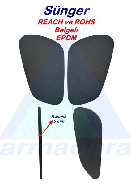 Siyah Baskısız Tekmelik