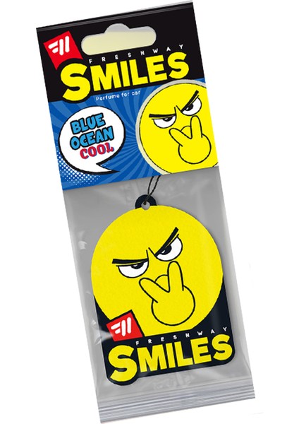 Fresh Way Dry Smile Kağıt Asma Koku Blue Ocean