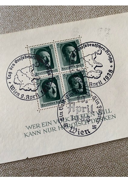 Adolf Hitler 48. Doğum Günü Damgalı Pul Bloğu 008 modelleri