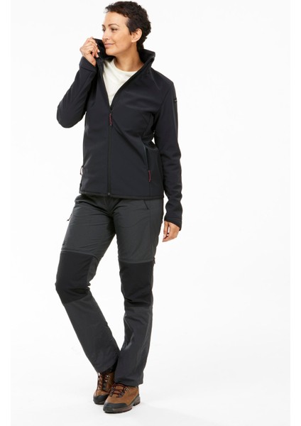 Forclaz Kadın Softshell Mont - Siyah - Mt100