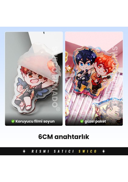 Akrilik Sevimli Karikatür Anahtarlık (Yurt Dışından) fiyatları