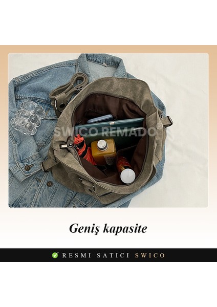 Kadınlar Için Büyük Kapasiteli Omuz Çantası Tote Çanta (Yurt Dışından) fırsatları